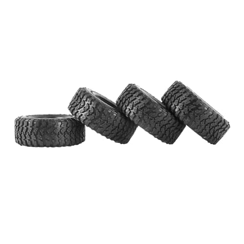 1.55 inch Tires Rubber Tyres for 1:10 RC Crawler Car D90 TF2 Tamiya CC01 LC70 MST JIMNY 90069 (90mm, C) - color: 90mm, C
