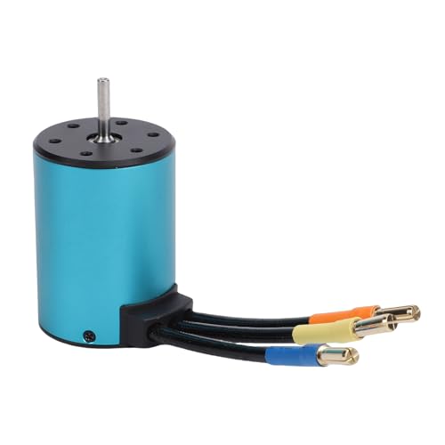 3650 Brushless Motor, Aluminum High Speed Sensorless 4000KV RC Motor, Lightweight Durable for 1/10 Scale RC Cars Trucks Buggies Off-Road Racing Enthusiasts