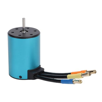 Brushless Motor, Aluminum 3650 High Speed Sensorless 4000KV for RC Car Truck Enthusiasts Racing Off-Road Hobbies