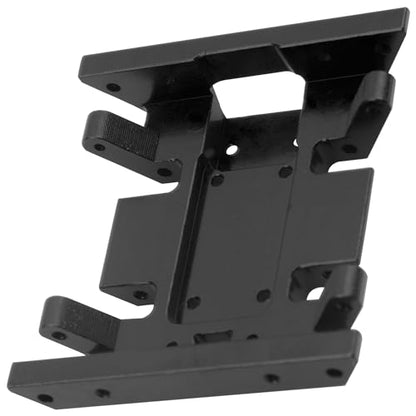 Aluminum Center Transmission Skid Plate Mount Gearbox Mount Compatible with MN128 MN86 MN86S MN86K MN86KS MN G500 1/12 RC Crawler Car (Black) - color: Red