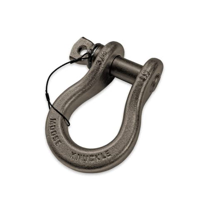 B'oh Spin Pin 3/4” Recovery Shackle | 10,000 lbs Capacity - High-Strength Carbon Steel with 7/8" Pin Recovery Gear Towing Accessories - Pin Style : Screw, Raw Dog - color: Raw Dog