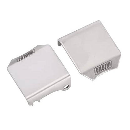 INJORA Stainless Steel Skid Plate Chassis Armor Axle Protector for TRX4M