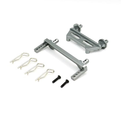 Alloy 16210 Body Mount Post & Body Cilps for 1/16 M162 M163 16207 16208 16209 16210 H6 Series Body Plate Upgrades Part Gray