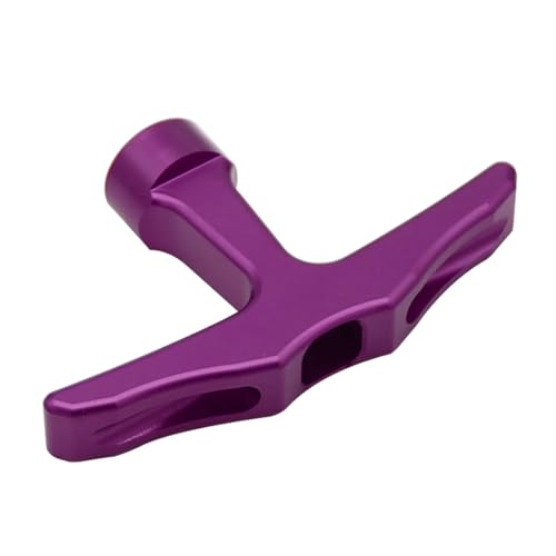 Alloy CNC Pull Starter Handle for Zenoah CY Rovan TSRC Engine (Purple) | for 1/5 Hpi Rofun Km Baja Lois 5ive-T FG GoPed Redcat Rc Car Parts - color: Purple