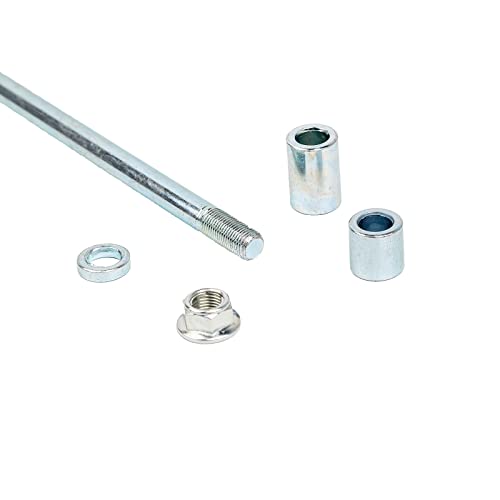 Mokuo 12mm 245mm Front Rear Axle with Bushing 5mm 20mm 30mm Fit for Pit Dirt Bike Moped Scooter QUAD ATV Mini Bike Parts - size: 12-245