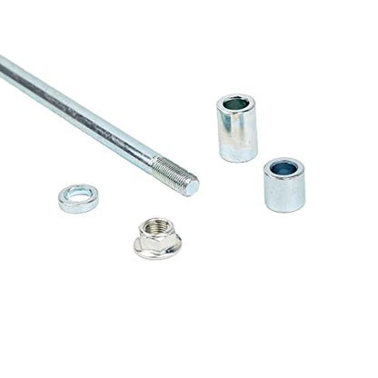 Mokuo 12mm 245mm Front Rear Axle with Bushing 5mm 20mm 30mm Fit for Pit Dirt Bike Moped Scooter QUAD ATV Mini Bike Parts - size: 12-245