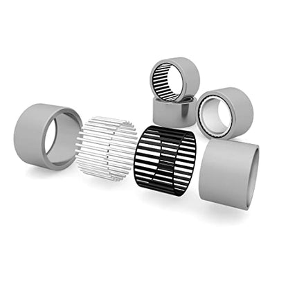 uxcell HK0408 Drawn Cup Needle Roller Bearings, Open End, 4mm Bore Dia, 8mm OD, 8mm Width (Pack of 10) - size: 4x8x8mm