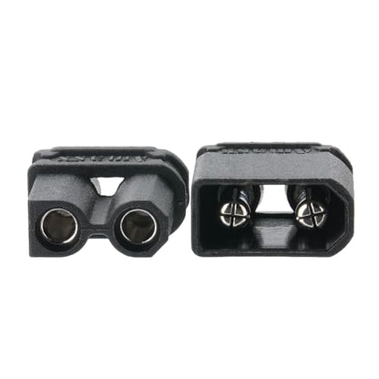 ELFCULB 20 Pairs Amass XT30U Upgrade Male & Female Connectors, Nickel Plated Drone, for RC UAV Robots (Black) - color: 20 Pairs XT30U(Black)