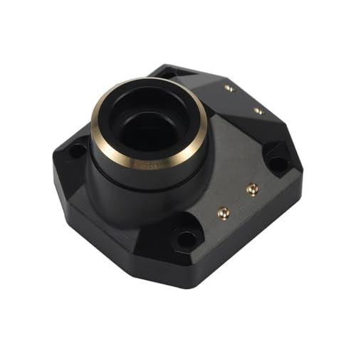 110g Brass Front Rear Axle Housing for 1/10 Axial Capra F9 Upgrade | Brass front rear Currie portal axle housing. Perfect fit for 1/10 Axial Capra F9 crawler. Solid brass, durable upgrade parts - size: Diff Cover B