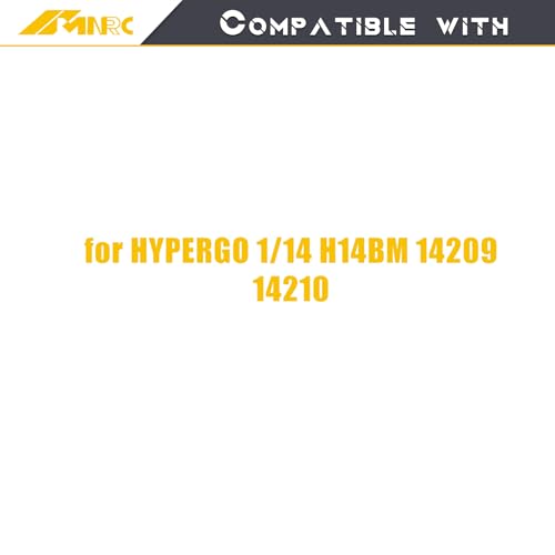 Steel Rear Differential Diff & Spur Input Gear Kit for HyperGO 1/14 H14BM 14209 14210 Series Upgrades Part Red