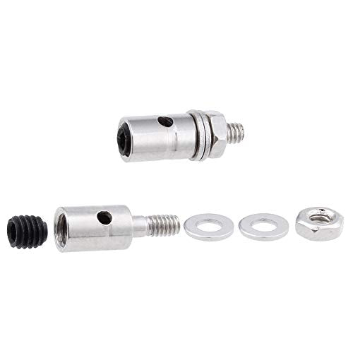 Hobbypark 25pcs Adjustable Pushrod Connector Linkage Stoppers D1.3mm RC Airplane Plane Parts
