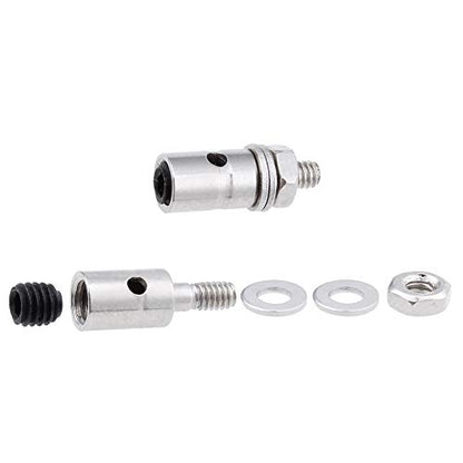 Hobbypark 25pcs Adjustable Pushrod Connector Linkage Stoppers D1.3mm RC Airplane Plane Parts