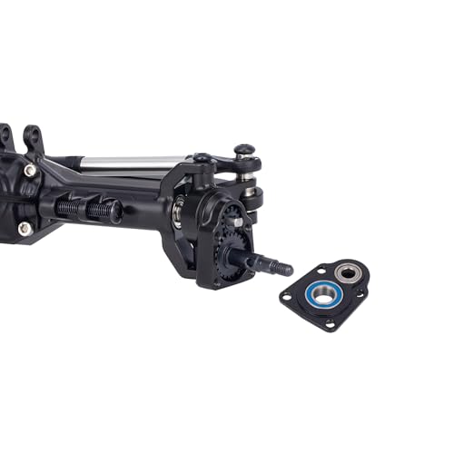 TRX4M Brass Axles, 216.4g Portal Axles CNC +10mm Front & Rear Complete Set with Lay-Down Servo Mount & Links for 1/18 TRX4M RC Crawler Car Upgrades Parts DIY