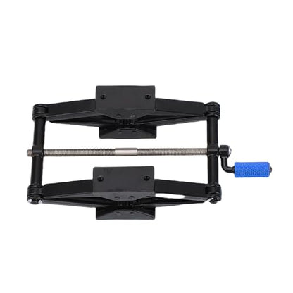 CHICIRIS RC Car Repair Work Stand, Manual Lift Workstation with Anti Slip Pad for 1/8 1/10 /12/16 RC Car, 2.36-5.51 inch Height Adjustment (Black Blue) - color: Black Blue