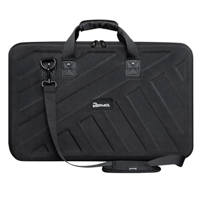 RAYMACE Lightweight Molded EVA Storage Case, DJ Controller Case | Shockproof Foam and Shoulder Strap(28.7x 16.3 x 5.5 inch） - size: 28.7x 16.3x 5.5 Inch