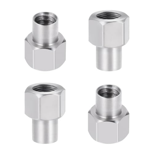 20Pcs Stainless Steel M2.5 Extended Long Wheel Nuts 2/3/4/5/6mm | Upgrade Parts, For 1/18 Tra-xxas TRX4M Defender Bronco K10 High Trail F150, RC Crawler Car