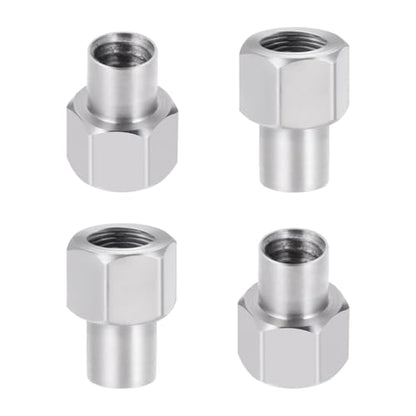 20Pcs Stainless Steel M2.5 Extended Long Wheel Nuts 2/3/4/5/6mm | Upgrade Parts, For 1/18 Tra-xxas TRX4M Defender Bronco K10 High Trail F150, RC Crawler Car