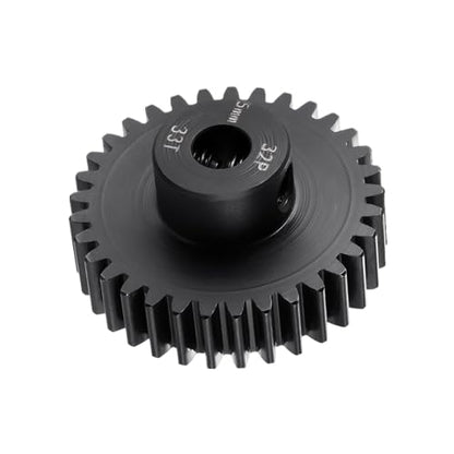 Steel 32P 5mm Pinion Gear 33T Motor Gears for 1/10 1/8 RC Car Parts - size: 33T