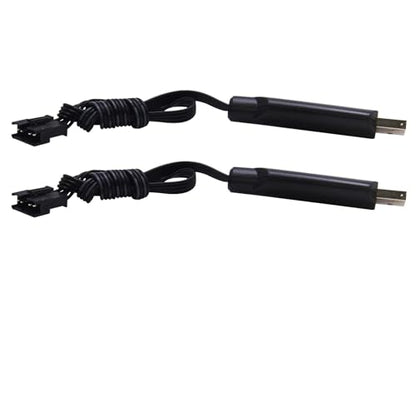 Blomiky 2 Pack 7.4V 1200mAh Li-ion Rechargeable Battery with SM-5P Plug and USB Cable for Some Kind Version TX123 HJ826 RC Boat / R208