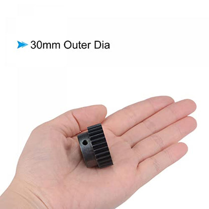 uxcell 1Mod 28T Pinion Gear 8mm Bore Hardened Steel Motor Rack Spur Gear with Step for RC Car Truck Buggy Gear Drive