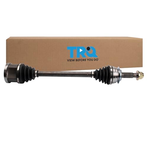 TRQ Front Driver Side CV Axle Assembly Compatible with 14-15 Infiniti Q50 AWD 16-18 Q50 V6 3.0L 3.5L AWD 13 G37 X Coupe 14-17 QX50 17-18 Q60 V6 3.0L 14-15 Q60 Coupe 13 EX37 - style: CSA32566