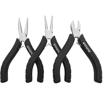 3-Piece Jewelry Pliers Set Jewelry Making Tools