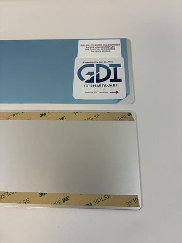 Protection Plates/Push Plates (Aluminum, 4 X 4) - color: Aluminum, size: 4 X 4