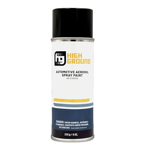 HIGH GROUND Factory Matched Automotive Spray Paint for Ford Automobiles (PQ Race Red Solvent)