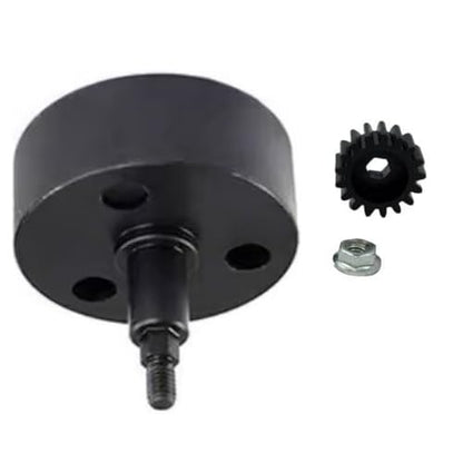 Alloy Clutch Bell and 17T Hardened Steel Pinion Gear Upgrade Set for 1/5 RC Hpi Baja 5B 5T 5SC - Enhanced Nut Fastening