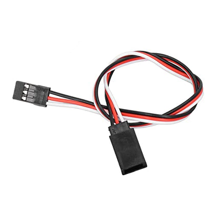 Servo Extension Cable 3 Pin Brass Core High Conductivity Flexible Durable Wire for RC Cars Drones Helicopters Aircraft 10PCS Set (500mm Male to Female) - size: 500mm male to female