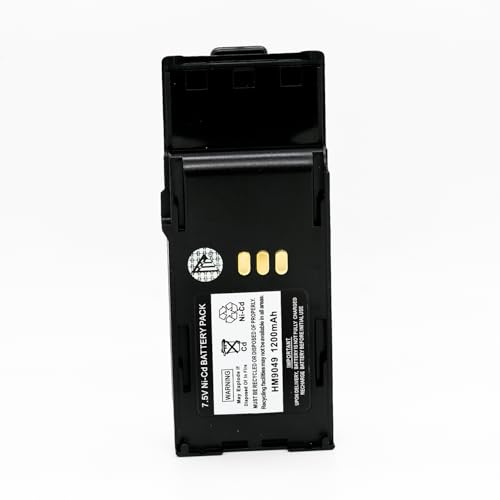 ExpertPower® 7.5V 1200mAh NiCd Battery for Motorola HNN9049, HNN9050, HNN9051 | Compatible with Radius P1225, P1225LS | Compact Rechargeable Two-Way Radio Battery Pack - size: HNN-9049L