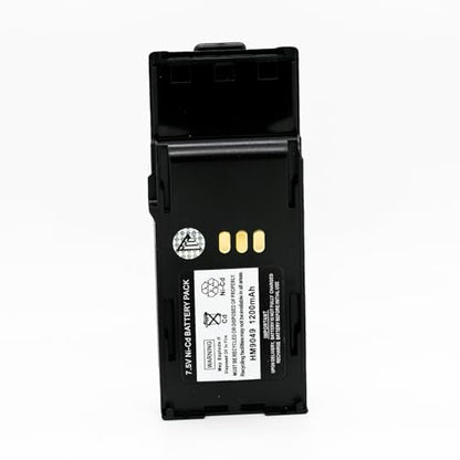 ExpertPower® 7.5V 1200mAh NiCd Battery for Motorola HNN9049, HNN9050, HNN9051 | Compatible with Radius P1225, P1225LS | Compact Rechargeable Two-Way Radio Battery Pack - size: HNN-9049L