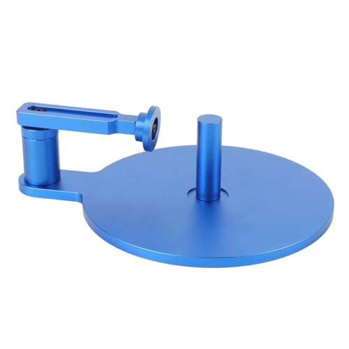 RC Tire Gluing Tool with Adjustable Roller | Metal Cementing Helper for 1/18-1/8 Scale RC Trucks, Multifunctional Car Wheel Adhesive Applicator in Blue (Blue) - color: Blue