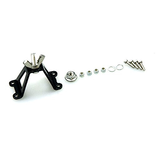 Metal Spare Tire Rack,RC Rear Spare Tyre Tire Bracket Wheel Holder Carrier Decoration Accessories Compatible with Axial SCX10 D90 Tamiya CC01 Wrangler Tra-xxas TRX4 1/10 RC Crawler Car