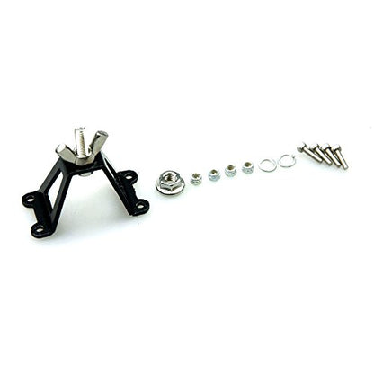 Metal Spare Tire Rack,RC Rear Spare Tyre Tire Bracket Wheel Holder Carrier Decoration Accessories Compatible with Axial SCX10 D90 Tamiya CC01 Wrangler Tra-xxas TRX4 1/10 RC Crawler Car