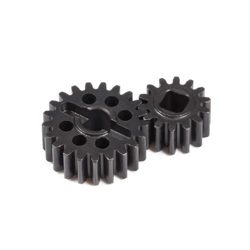 Heat Treated Steel 15T/20T Portal Overdrive Gear 36% OD 12T/23T Standard Gear for Axial 1/10 Capra F9 SCX10 III AR45 Portal Axle (14T 21T) - color: 14t 21t