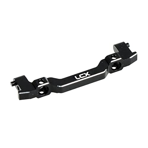 LCX Racing 1/24th RC Crawler Car CNC Machined Aluminum Front Bumper Mount Front Bumper Bracket for Axial SCX24, Upgrades Parts Accessories