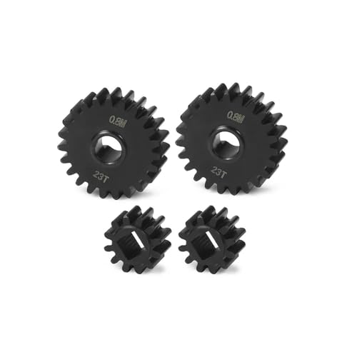 COMODO RC Crawler Drive Shaft 1/10 Scale AR45P Universal Joint Straight Shaft Compatible with III AR45 Portal Axle Models(Portal Gear 23T 12T) - color: Portal Gear 23t 12t