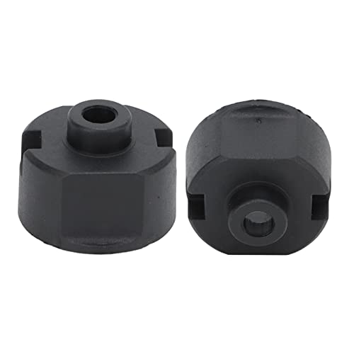 plplaaoo RC Differential Case Professional High Performance Durable Black Plastic Housing for 1/10 RC Car ZD Racing 7172 25x18mm