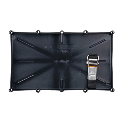 T-H Marine Battery Holder Tray with Stainless Steel Buckle for 31 Series Batteries - Durable Marine & RV Battery Holder with Secure Buckle & Easy Installation, Corrosion Resistant, NMMA Certified