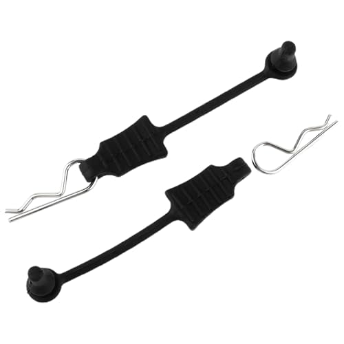 30 Pieces 1.0mm RC Cars Body Clips with Pull Tabs for Universal 1/14 1/16 1/18 SCX24 Remote Control Trucks & 1 PCS Hole Puncher Reamer for RC Body Shell Drills Tool - size: 1.0mm
