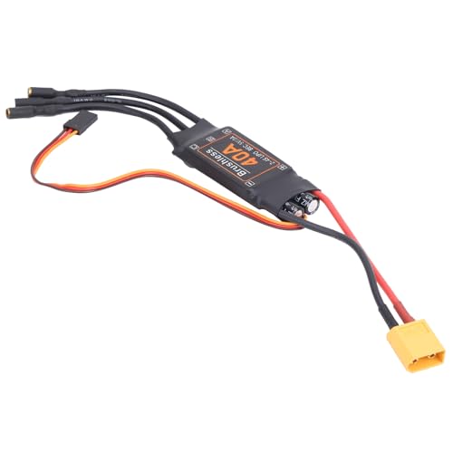 FOSA 40A RC Brushless ESC Electric Speed Controller ESC, 5V 3A BEC Output ESC Brushless Electric with for RC Drone Airplanes Accessory