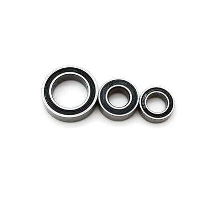 18pcs RC Car Ball Bearing Set 4x7x2.5mm 4x8x3mm 7x11x3mm Compatible with Wltoys 1/14 144001 RC Car Upgrade Parts