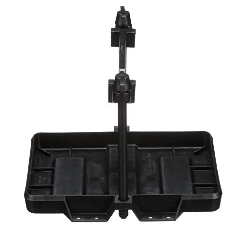 Attwood Adjustable Battery Tray, for 24 & 24M Series Batteries, Heavy-Duty Black Plastic, Height-Adjustable Crossbar, 9090-5