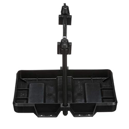 Attwood Adjustable Battery Tray, for 24 & 24M Series Batteries, Heavy-Duty Black Plastic, Height-Adjustable Crossbar, 9090-5