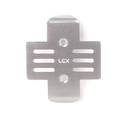 LCX Racing 1/18th RC Car Stainless Steel Skid Plate Guard Chassis Protector for LOSI Mini LMT 4x4 Truck, Upgrades Parts Accessories