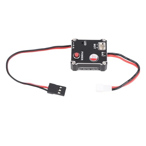 2700KV Brushless Motor ESC Combo for 1/24 1/18 SCX24 RC Car | 15A Brushed ESC Plug and Play Upgrade High Efficiency Low Noise Alloy