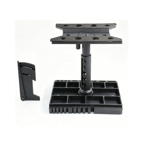 Amagogo Vehicle Repair Stand RC Car Holder Maintenance Model Tool Material Rotates Angle Gauge Storage Suitable for Hobby Desk Work Area