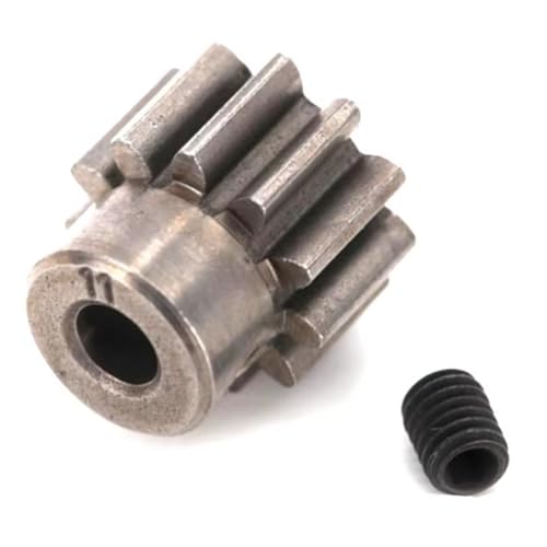 Compatible with TRAXXAS for Rustler for TRX4 for TRX6 RC Car Parts Accessories Metal Motor Gear Pinion Gear 11T 3.175Mm 6747 RC Assortment