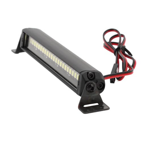 RC Roof LED Light Bar, Ceiling Lamp, RC Lights Kit, Super Bright LED Light Bar, 25 LED Roof Lamp for RC Car Crawler 1/10 for Axial SCX10 RC
